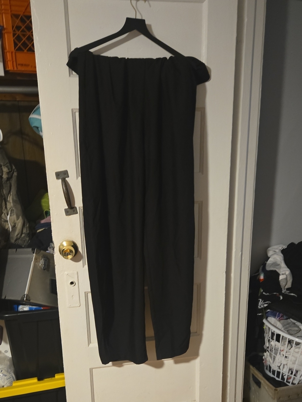 Fashion Nova Black Wide-Leg Jumpsuit